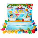 KreativeKraft Toy Advent Calendar for Kids, Rubber Bath Toys Christmas Countdown Calendar (Bath) - Get Trend