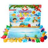 KreativeKraft Toy Advent Calendar for Kids, Rubber Bath Toys Christmas Countdown Calendar (Bath) - Get Trend