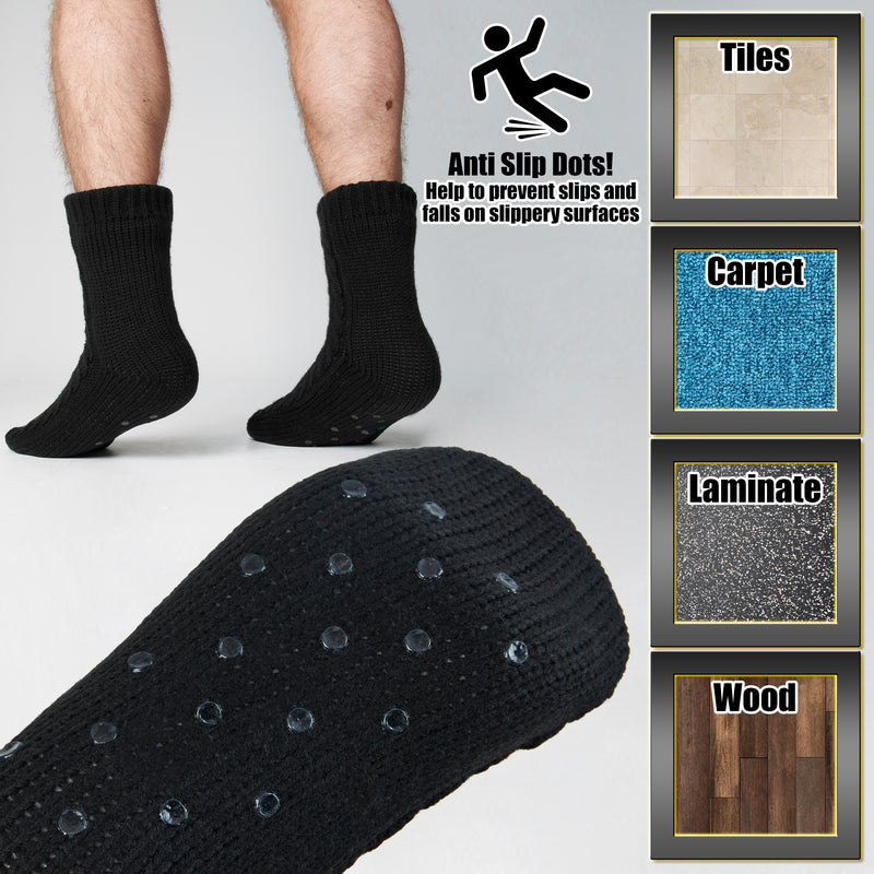 DC Comics Mens Slipper Socks, Batman Mens Fluffy Socks, Gifts for Men - Get Trend