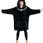 Marvel Oversized Hoodie Blanket for Kids, Black Panther Avengers Gifts for Boys - Get Trend