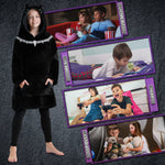 Marvel Oversized Hoodie Blanket for Kids, Black Panther Avengers Gifts for Boys - Get Trend