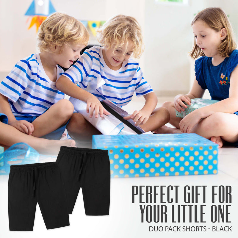 CityComfort Set of 2 Jersey Shorts in 4 Colors with Pockets for Boys - Get Trend