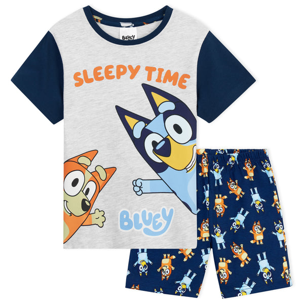 Bluey Pyjamas for Kids, Boys PJs 2 Piece Nightwear T-Shirt & Shorts - Get Trend