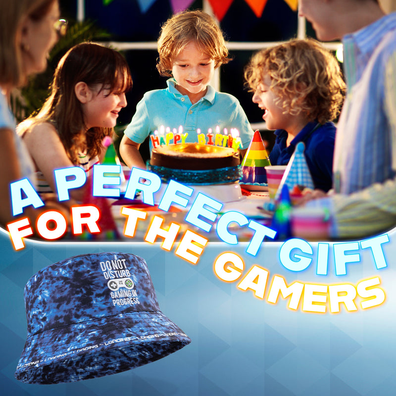 CityComfort Bucket Hat Kids Gamer Sun Hat for Boys and Girls - Get Trend