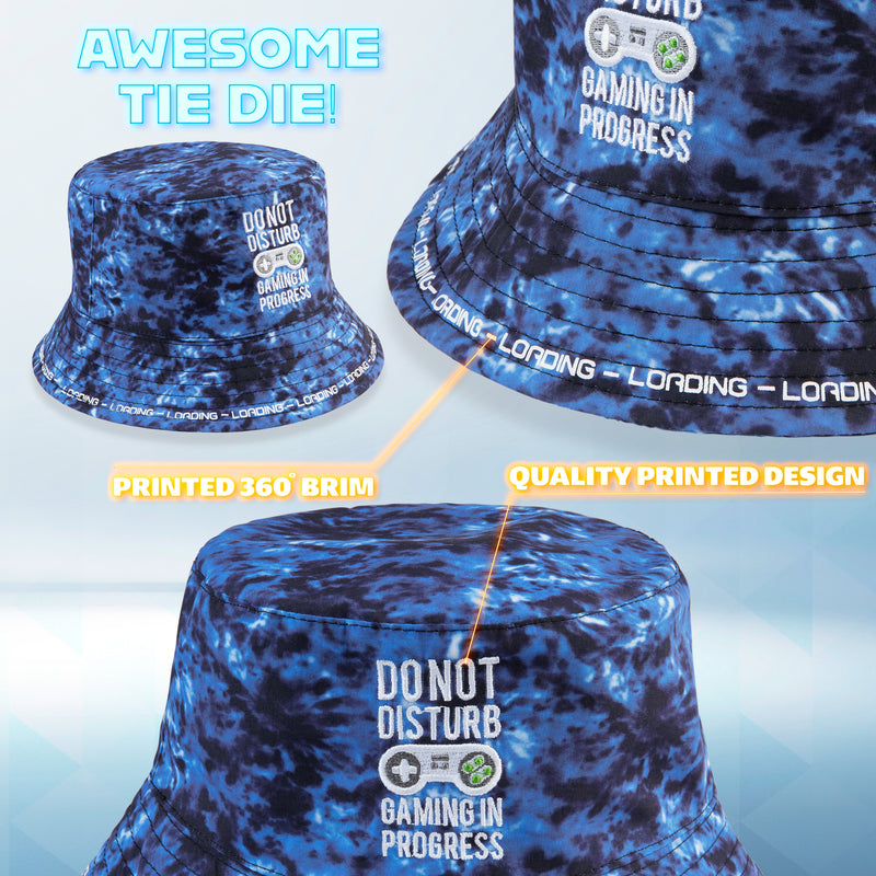 CityComfort Bucket Hat Kids Gamer Sun Hat for Boys and Girls - Get Trend