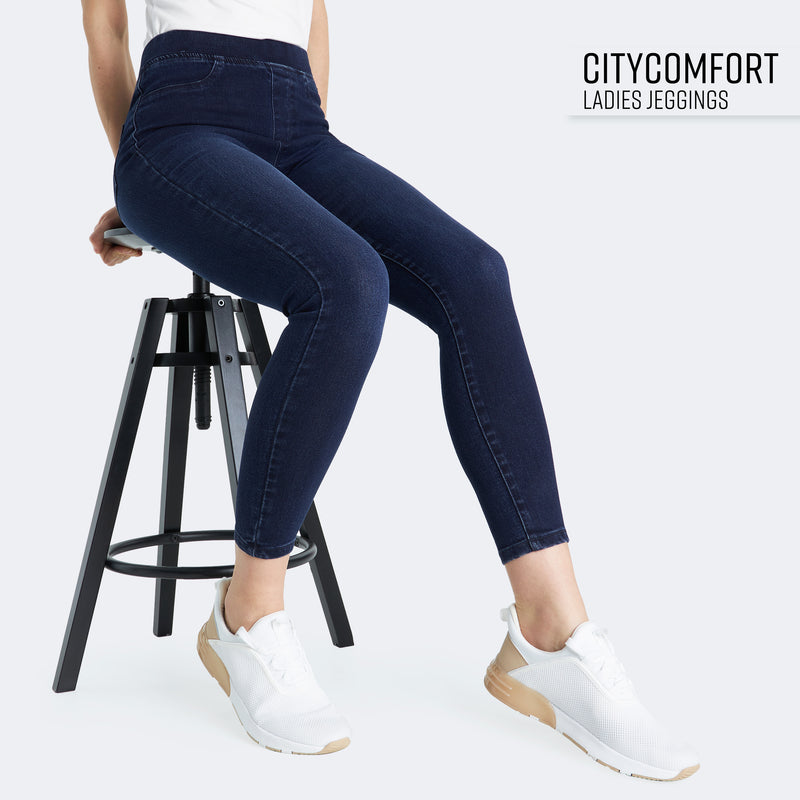 CityComfort Jeggings for Women - High Rise Skinny Jeggings - Get Trend