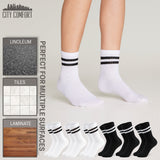 CityComfort Socks Women, Multipack of Sports Retro Ankle Socks for Women and Teens - Get Trend