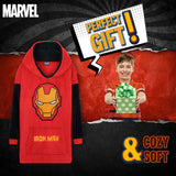 Marvel Oversized Blanket Hoodie Kids - Iron Man - Get Trend