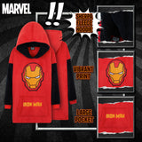 Marvel Oversized Blanket Hoodie Kids - Iron Man - Get Trend