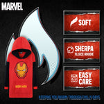Marvel Oversized Blanket Hoodie Kids - Iron Man - Get Trend