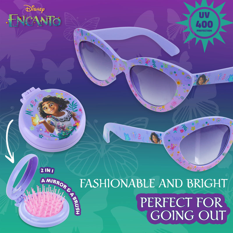 Disney Girls Handbag with Encanto Hair Accessories & Sunglasses - Get Trend