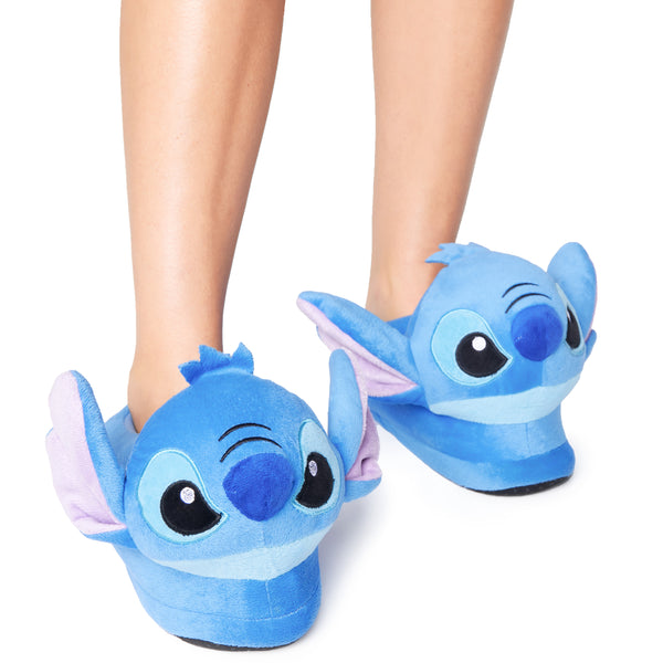Disney Slippers Women, Plush Ladies Slippers, Stitch - Get Trend