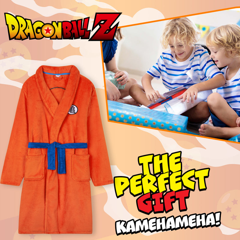 Dragon Ball Z Dressing Gown for Boys Teens, Fluffy Dressing Gown - Get Trend