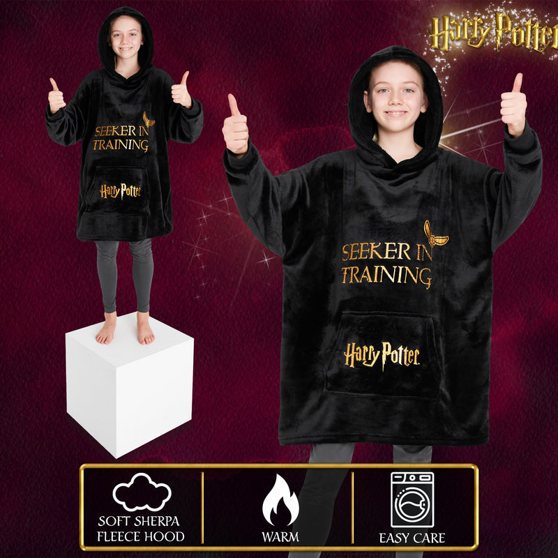 Harry Potter Oversized Blanket Hoodie for Kids and Teens - Get Trend