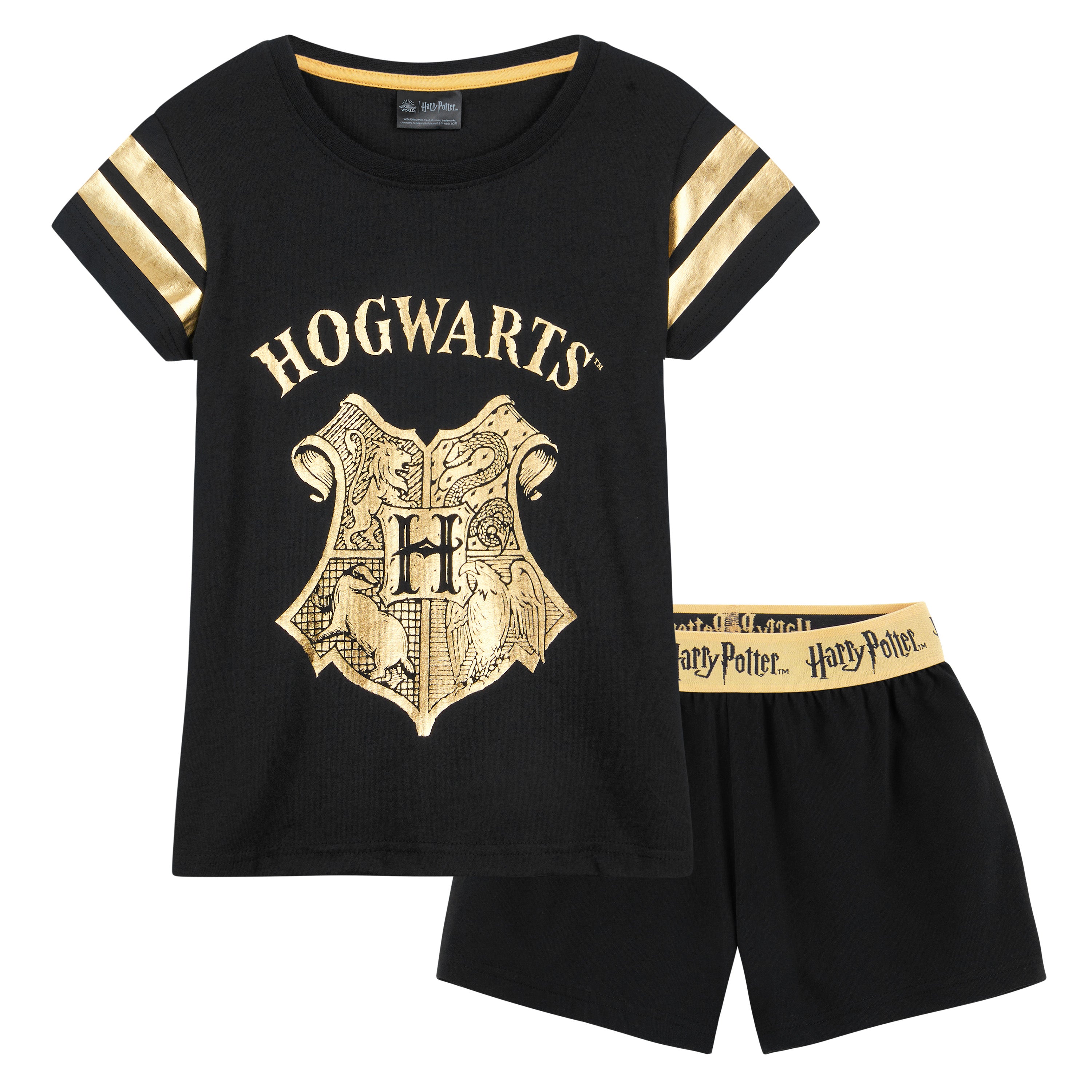 Harry Potter Girls Pyjamas for Kids and Teens 2 Piece Nightwear Shor
