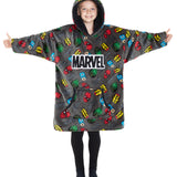 Marvel Hoodies for Boys, Fleece Oversized Blanket Hoodie Avengers - Get Trend