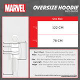Marvel Hoodies for Boys, Fleece Oversized Blanket Hoodie Avengers - Get Trend