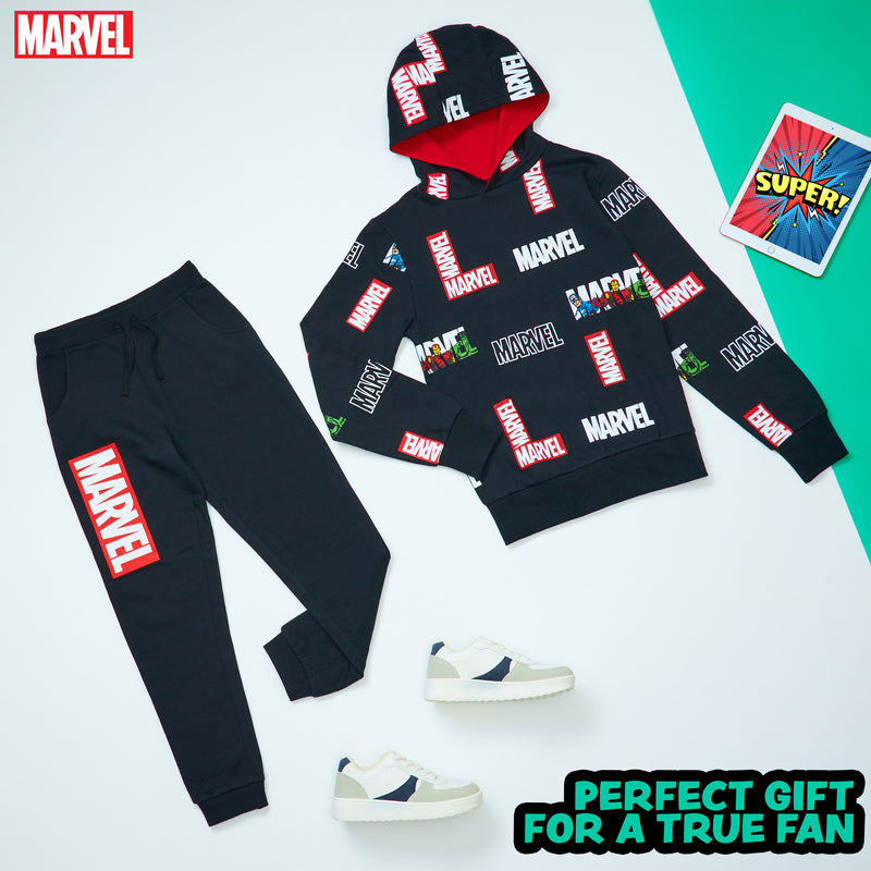 Marvel Boys Tracksuit, Hoodie and Joggers Set for Kids - Get Trend