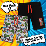 Marvel Avengers Boys Shorts, 2 Pack for Boys Teenagers - Get Trend