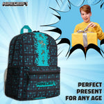 Minecraft School Bag Boys and Girls, Kids Backpack (Blue) - Get Trend