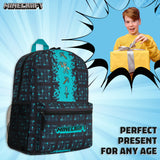 Minecraft School Bag Boys and Girls, Kids Backpack (Blue) - Get Trend