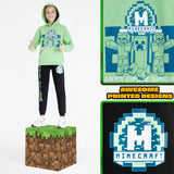 Minecraft Boys Tracksuit, Kids Hoodie and Joggers Set - Get Trend