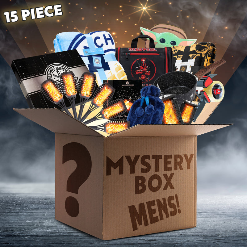 Mystery Box or Bag Sets for Men - Assorted Branded Items Worth £40+ - Get Trend