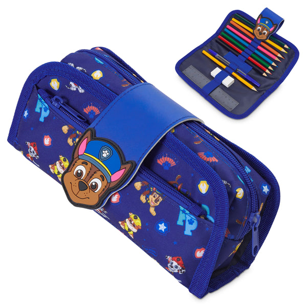 PAW PATROL Boys Pencil Case, Kids Pencil Case with Stationery - Get Trend