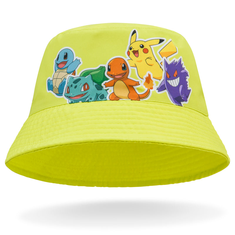 Pokemon Bucket Hat for Boys & Girls, Summer Accessories, Pokemon Gifts - Get Trend