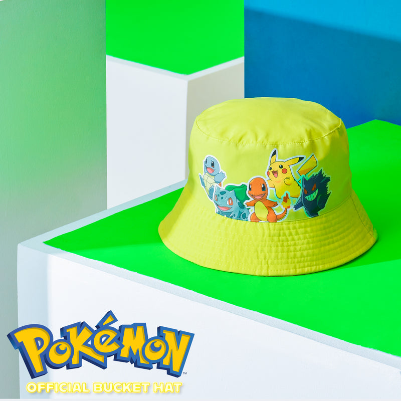Pokemon Bucket Hat for Boys & Girls, Summer Accessories, Pokemon Gifts - Get Trend