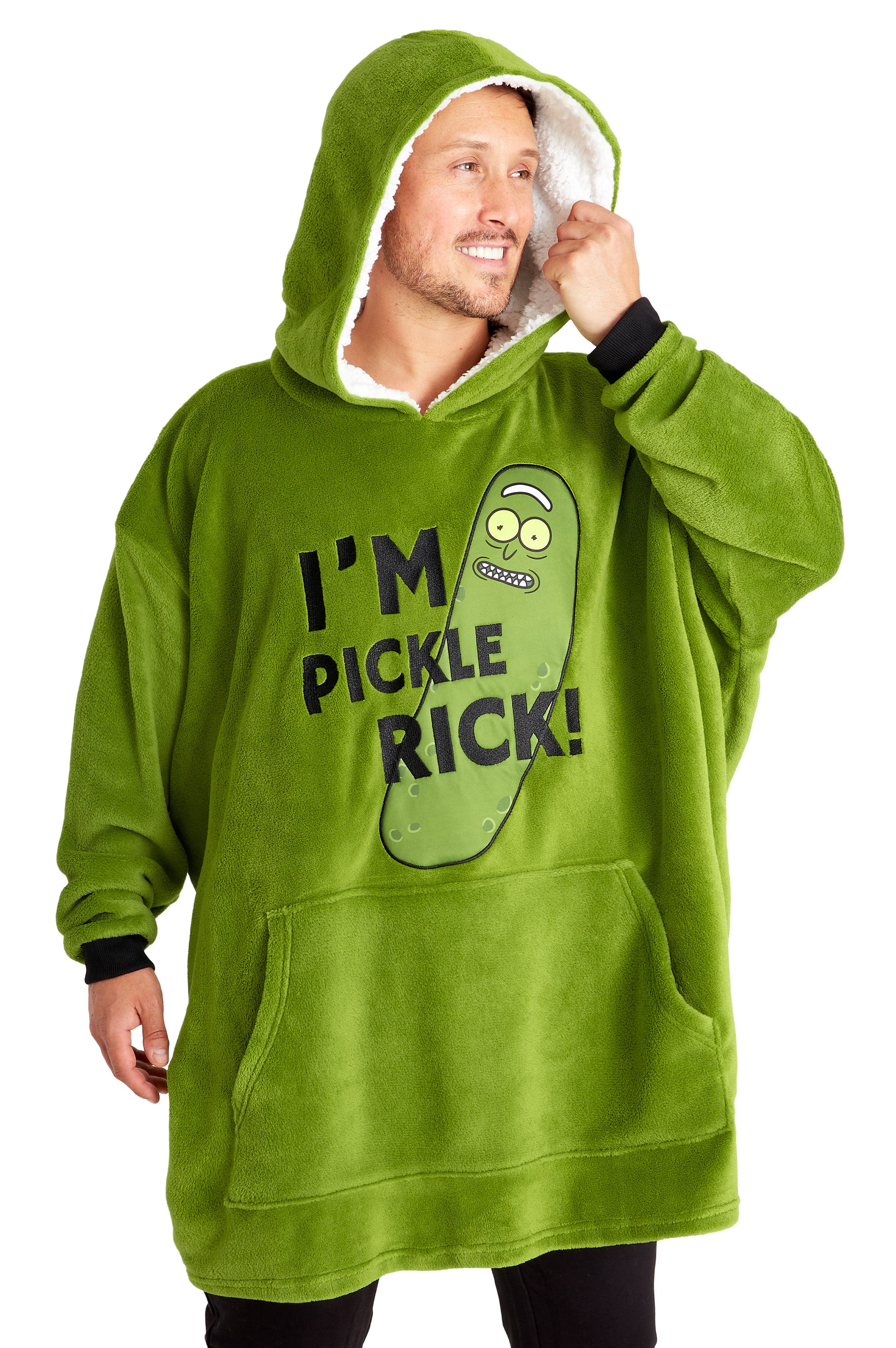 Rick and Morty Oversized Hoodie Blanket for Men Rick and Morty Gifts Get Trend