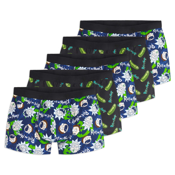 RICK AND MORTY Mens Boxers Shorts Multipack Underwear (5 Pack) - Get Trend