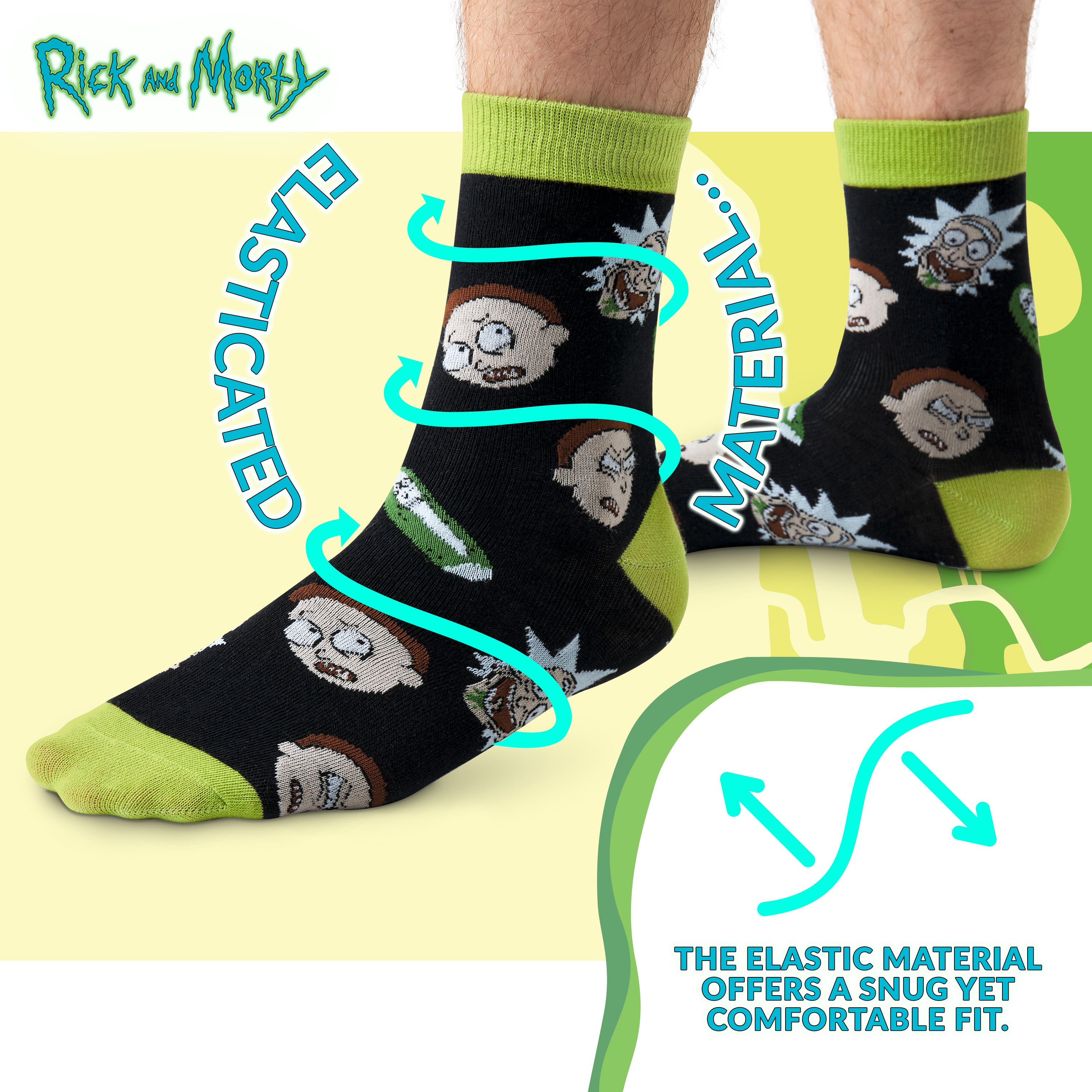 Rick and Morty Mug and Socks Set Pickle Rick Portal Mug Gift Set - Get Trend