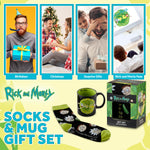 Rick and Morty Mug and Socks Set Pickle Rick Portal Mug Gift Set - Get Trend