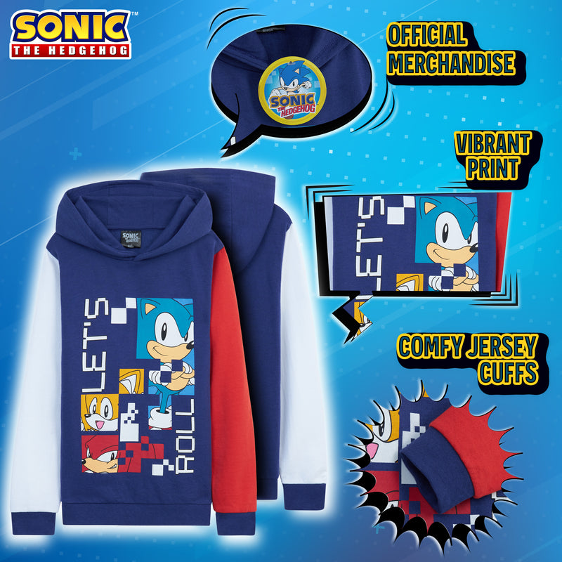 Sonic The Hedgehog Boys' Hoodies, Gifts for Boys - Get Trend