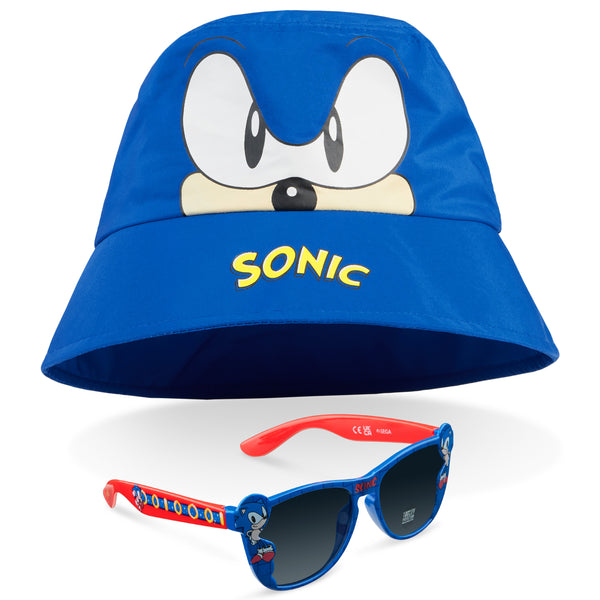 Sonic The Hedgehog Bucket Hat and Kids Sunglasses - Get Trend