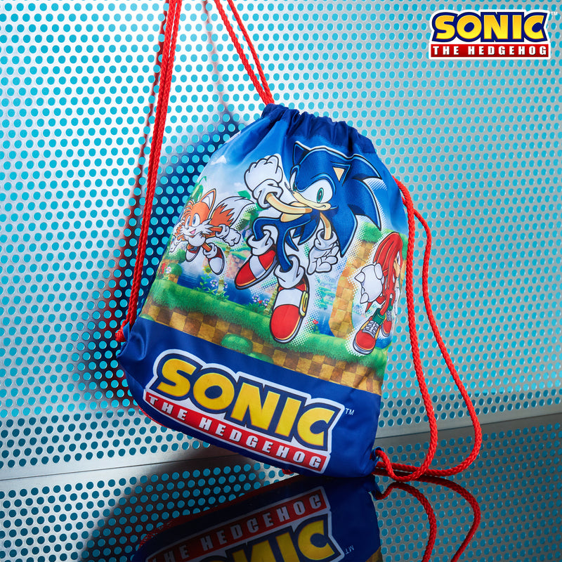 Sonic The Hedgehog Swimming Bag for Kids, Drawstring Bags - Get Trend