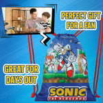 Sonic The Hedgehog Swimming Bag for Kids, Drawstring Bags - Get Trend