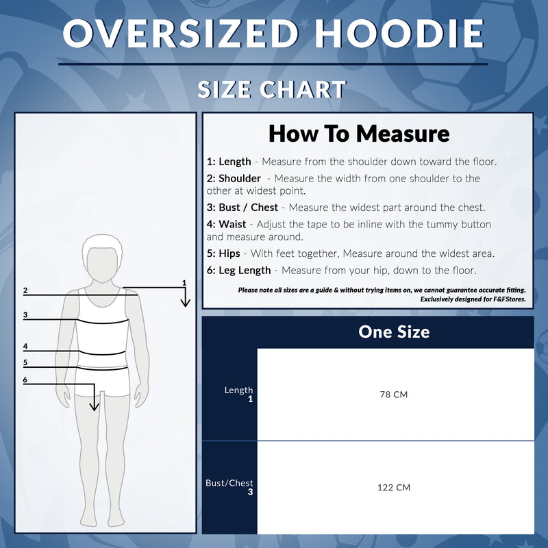 Tottenham Hotspur Hoodie - Oversized Hoodie Blanket  for Boys - Get Trend