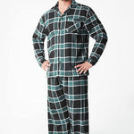 CityComfort Mens Pyjamas Set, Tartan Brushed Cotton Pyjamas - Get Trend