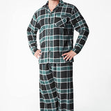 CityComfort Mens Pyjamas Set, Tartan Brushed Cotton Pyjamas - Get Trend