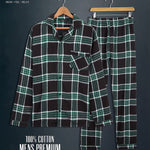 CityComfort Mens Pyjamas Set, Tartan Brushed Cotton Pyjamas - Get Trend