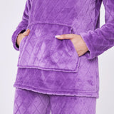 CityComfort Womens Pyjamas, Warm Fleece Hooded Pyjamas for Women Sets