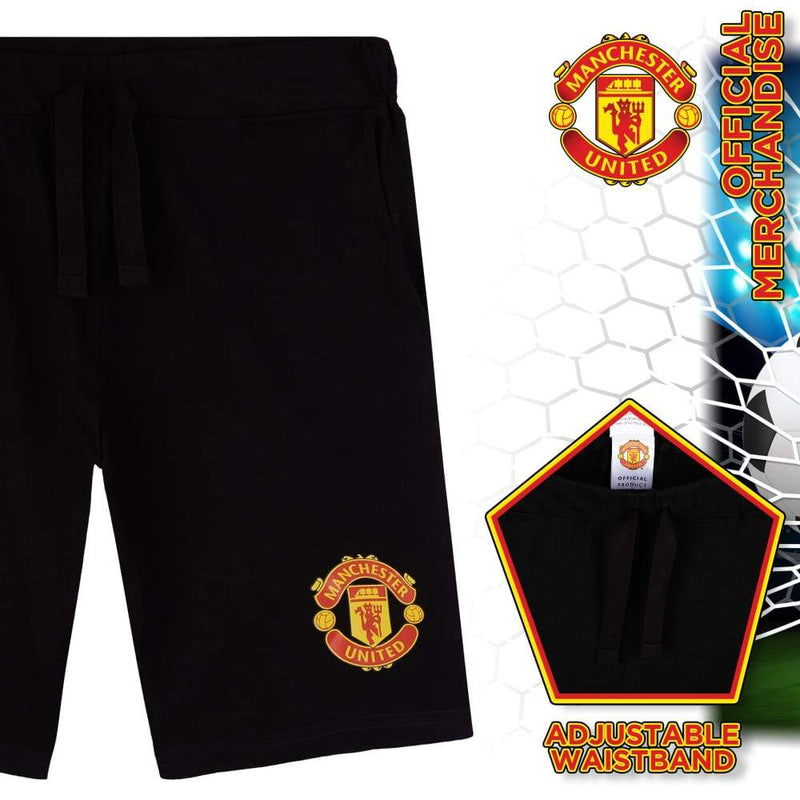 Manchester United F.c. Boys Shorts 2 Pack for Boys Teenagers Shorts Manchester United F.c. £11.49