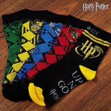 Harry Potter 5 Pack Socks in Size 4-7 Hogwarts Houses Novelty Clothes Socks Harry Potter £9