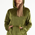 CityComfort Womens Pyjamas, Warm Fleece Hooded Pyjamas for Women Sets
