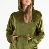 CityComfort Womens Pyjamas, Warm Fleece Hooded Pyjamas for Women Sets