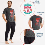 Liverpool F.c. Mens Pyjamas Set Long Cotton Pjs Official Football Gifts Pyjama Liverpool £18.49