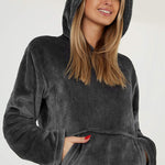 CityComfort Womens Pyjamas, Warm Fleece Hooded Pyjamas for Women Sets