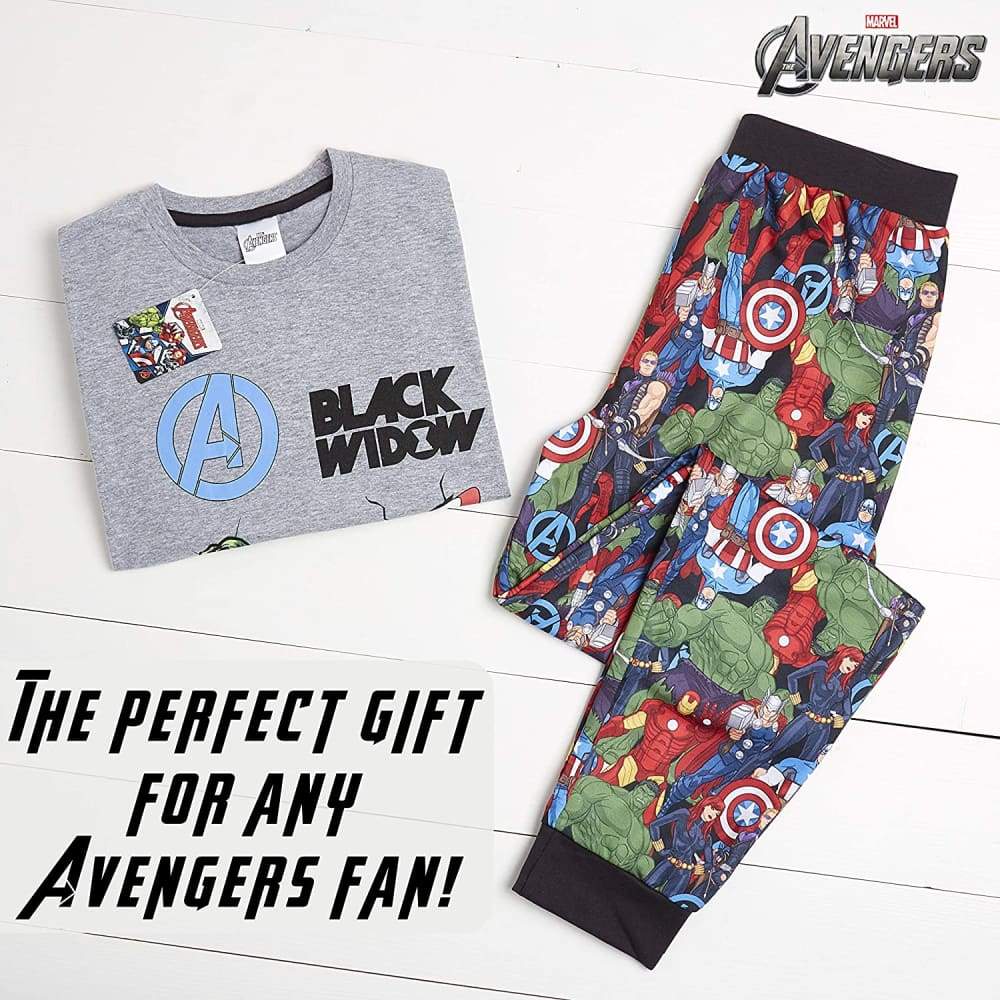 Marvel Mens Pyjama with Short Sleeve top and Long Trousers,super Soft Cotton Pyjama Marvel £18.95